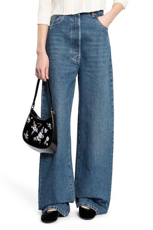 PRADA WOMAN BLUE JEANS