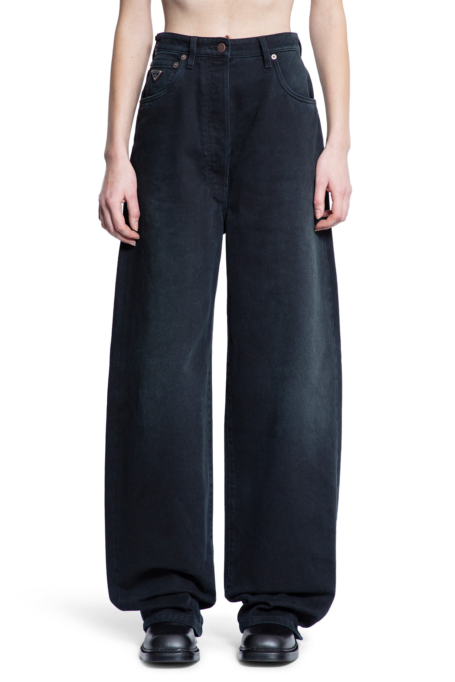 PRADA WOMAN BLACK JEANS