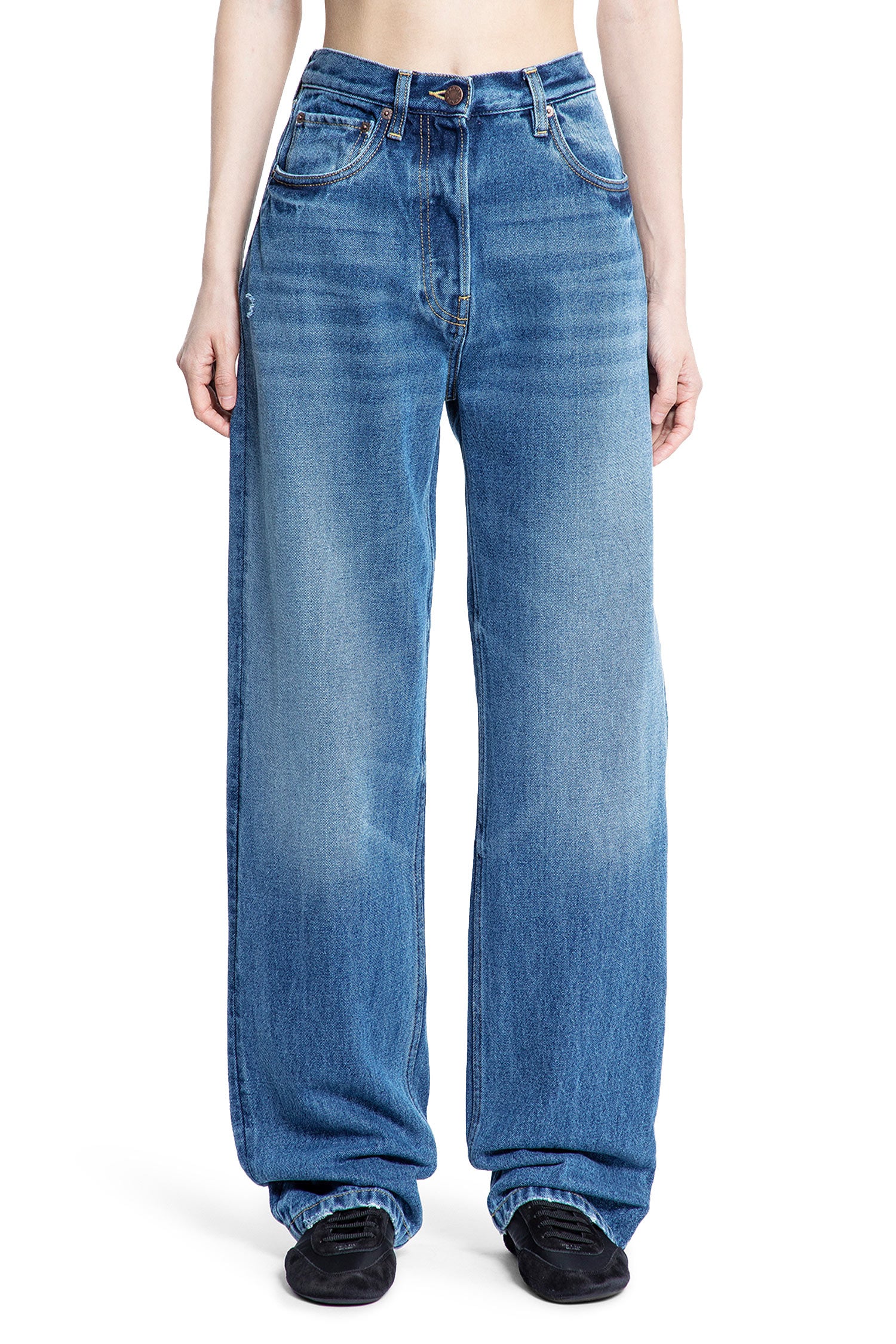 PRADA WOMAN BLUE JEANS