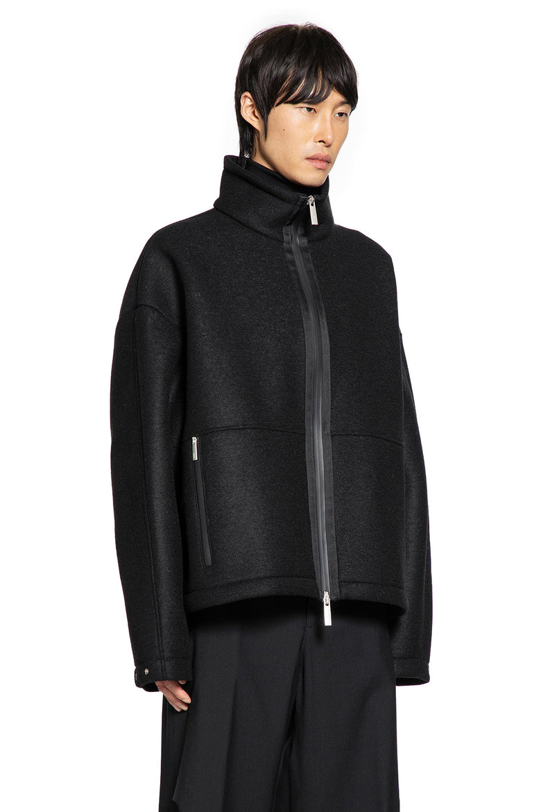 Felt Zip-Up Jacket