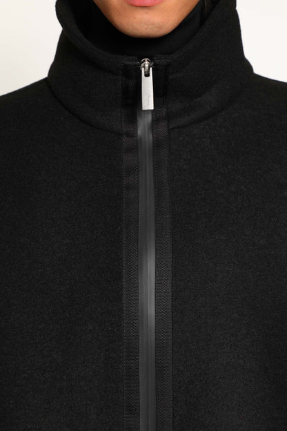 Felt Zip-Up Jacket