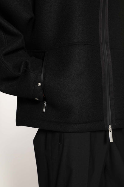 Felt Zip-Up Jacket