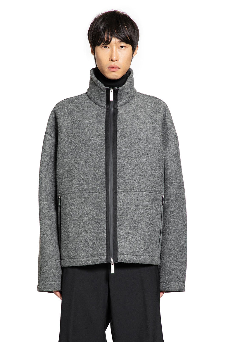 Felt Zip-Up Jacket