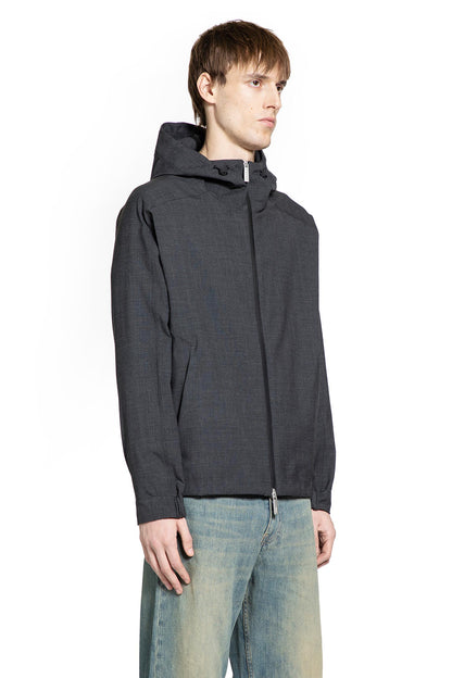 Wool Touch Hooded Jacket