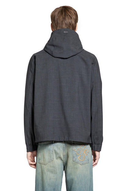 Wool Touch Hooded Jacket