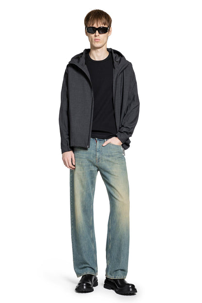 Wool Touch Hooded Jacket