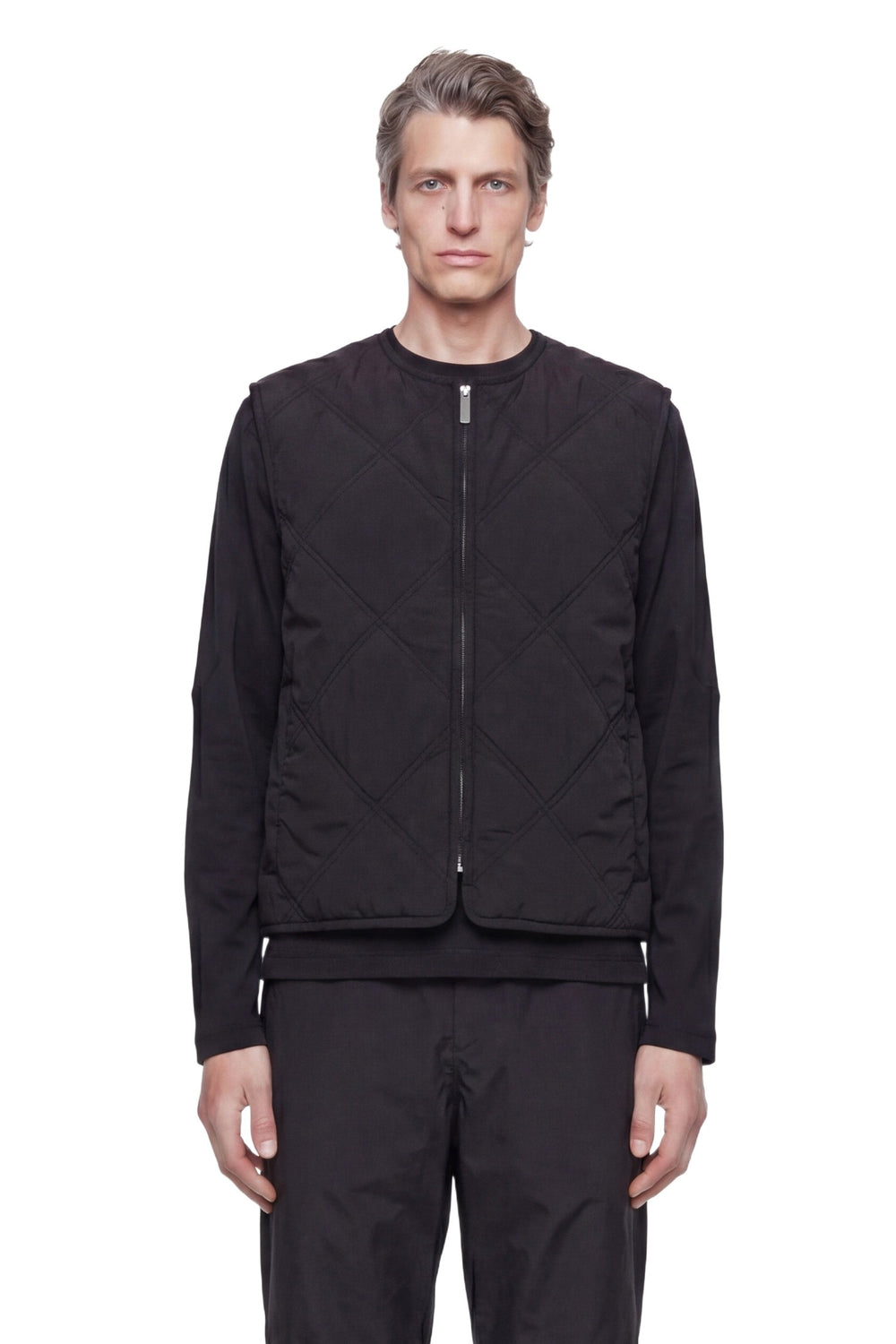 LAMINAR Quilted Lightweight Nylon Vest man
