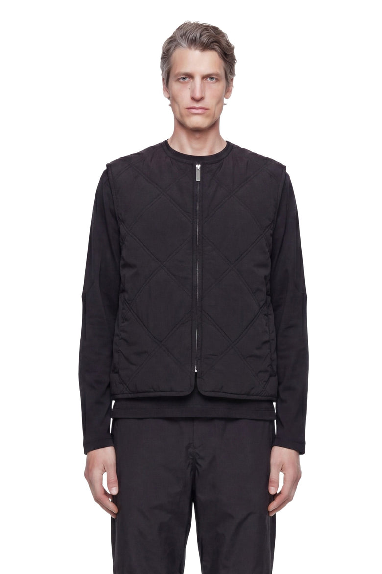 LAMINAR Quilted Lightweight Nylon Vest man