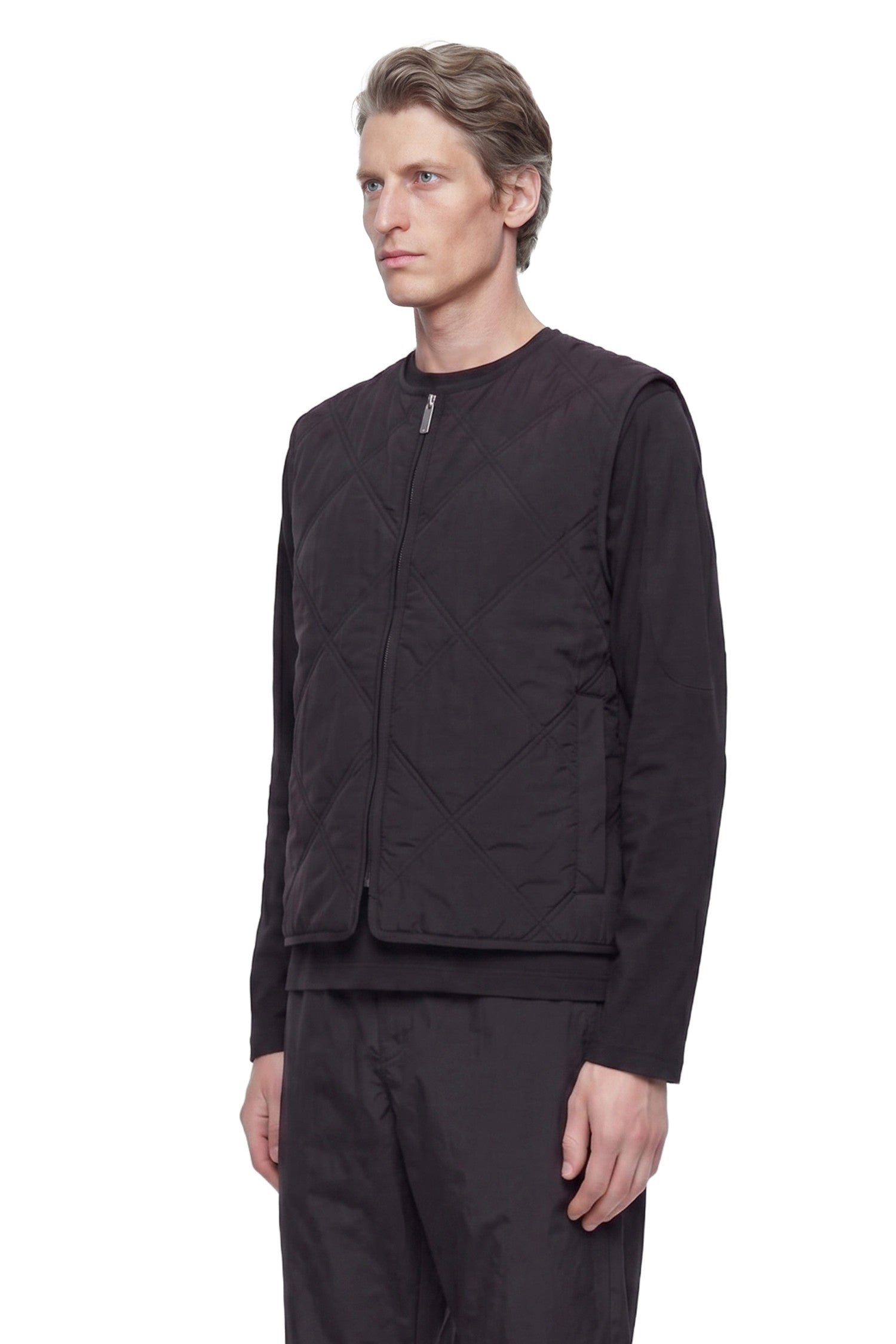 Quilted Lightweight Nylon Vest