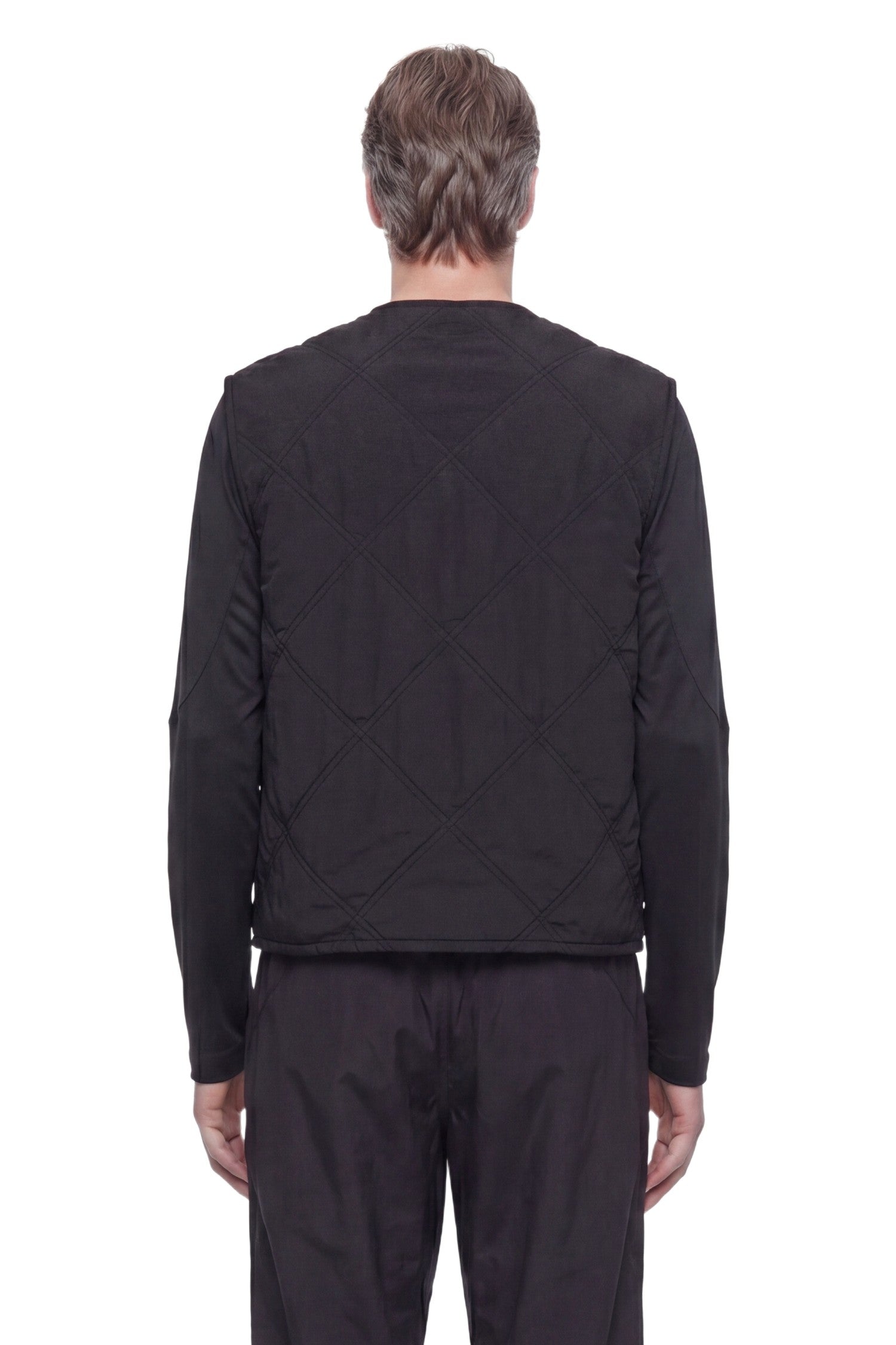 LAMINAR Quilted Lightweight Nylon Vest man