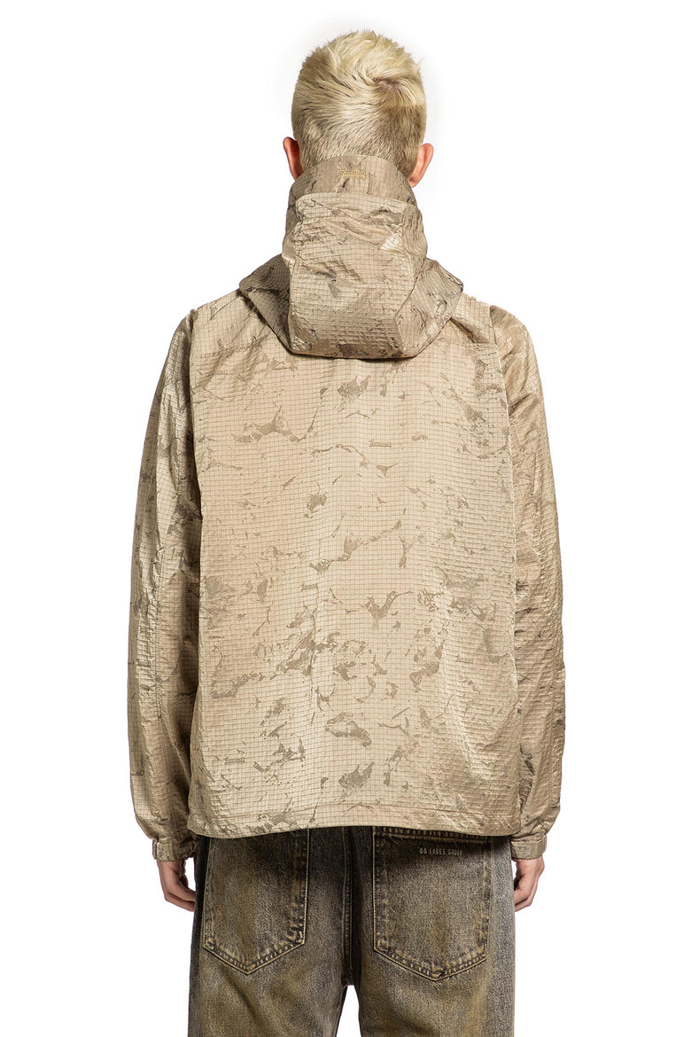 LAMINAR Printed Nylon Ripstop Windbreaker man