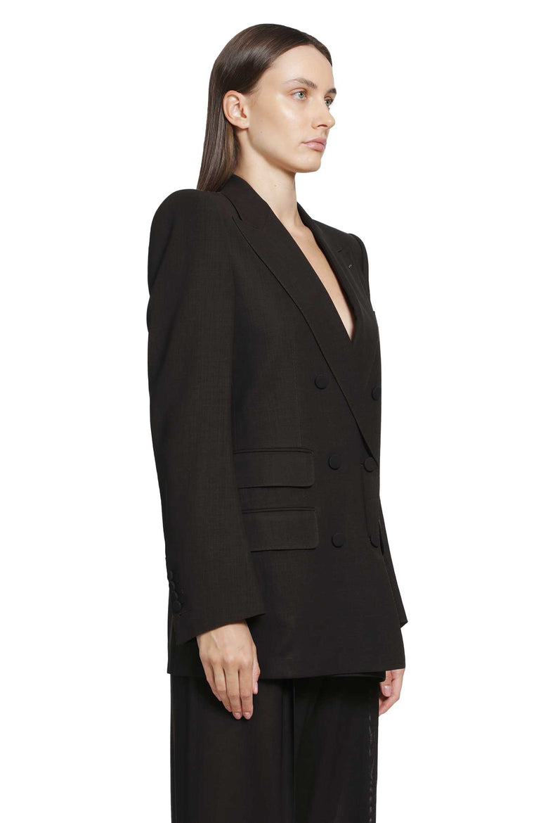 
              TOM FORD Light Virgin Wool Double-Breasted Blazer woman
            