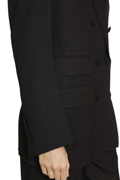 Light Virgin Wool Double-Breasted Blazer