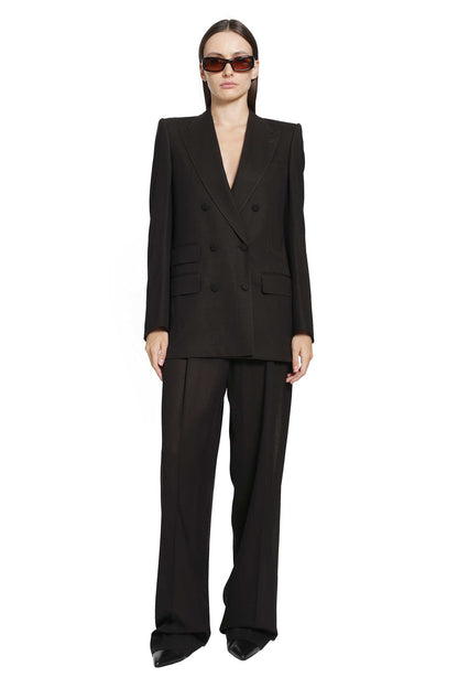 Light Virgin Wool Double-Breasted Blazer