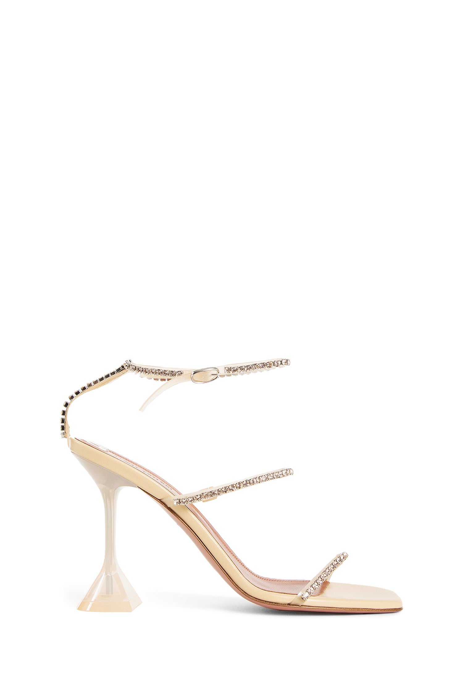 AMINA MUADDI WOMAN BEIGE SANDALS