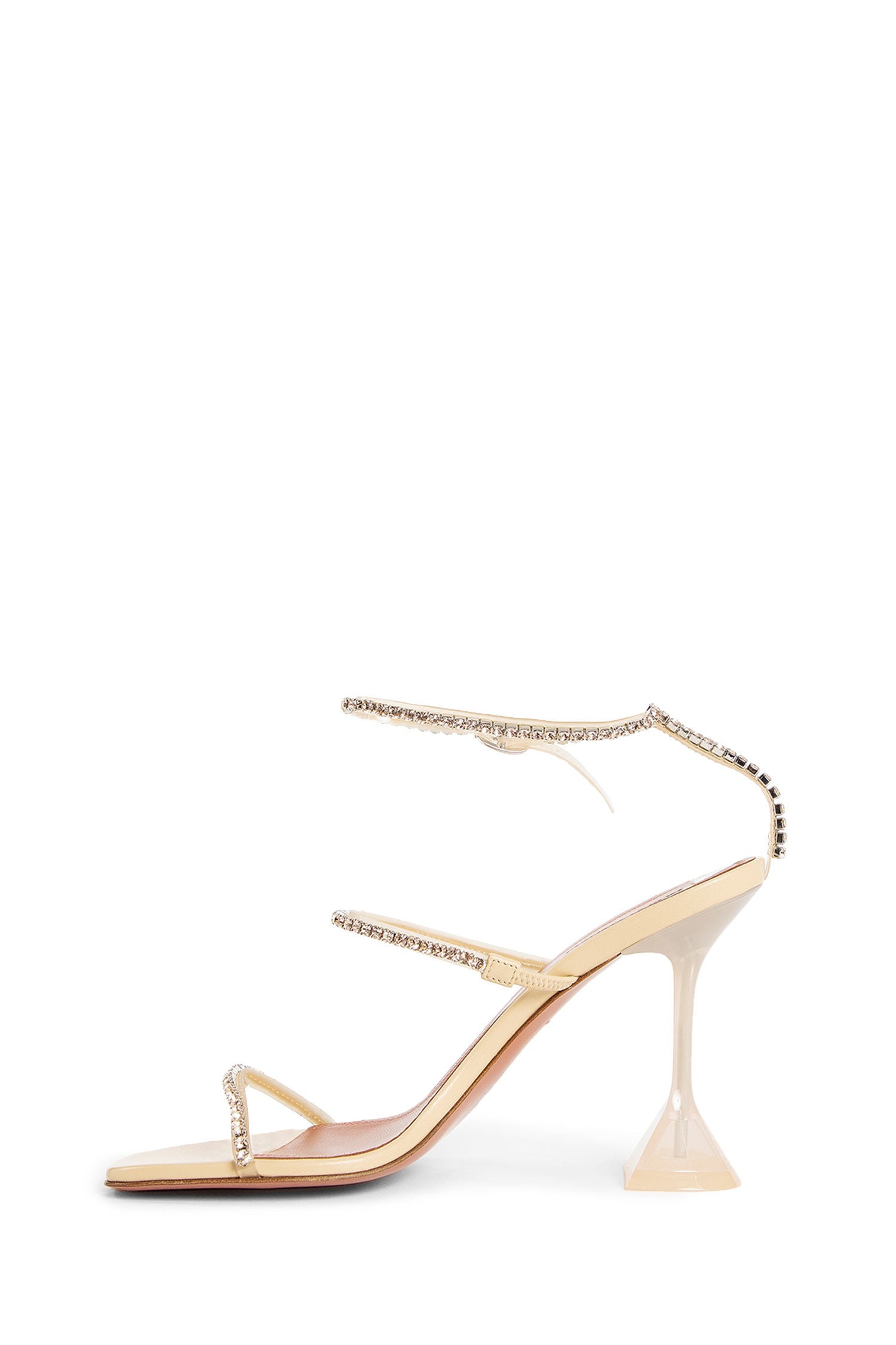 AMINA MUADDI WOMAN BEIGE SANDALS