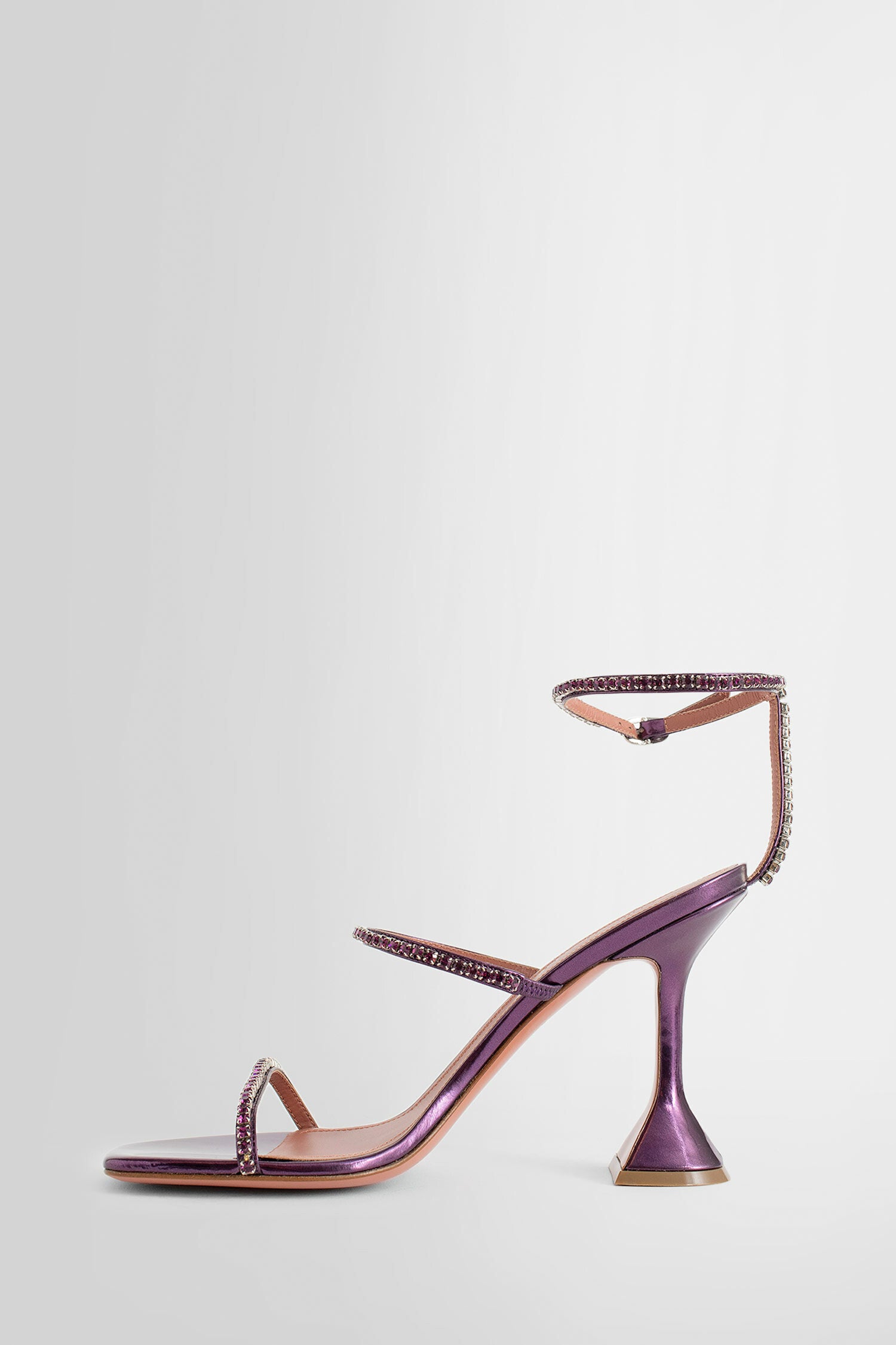 AMINA MUADDI WOMAN PURPLE SANDALS