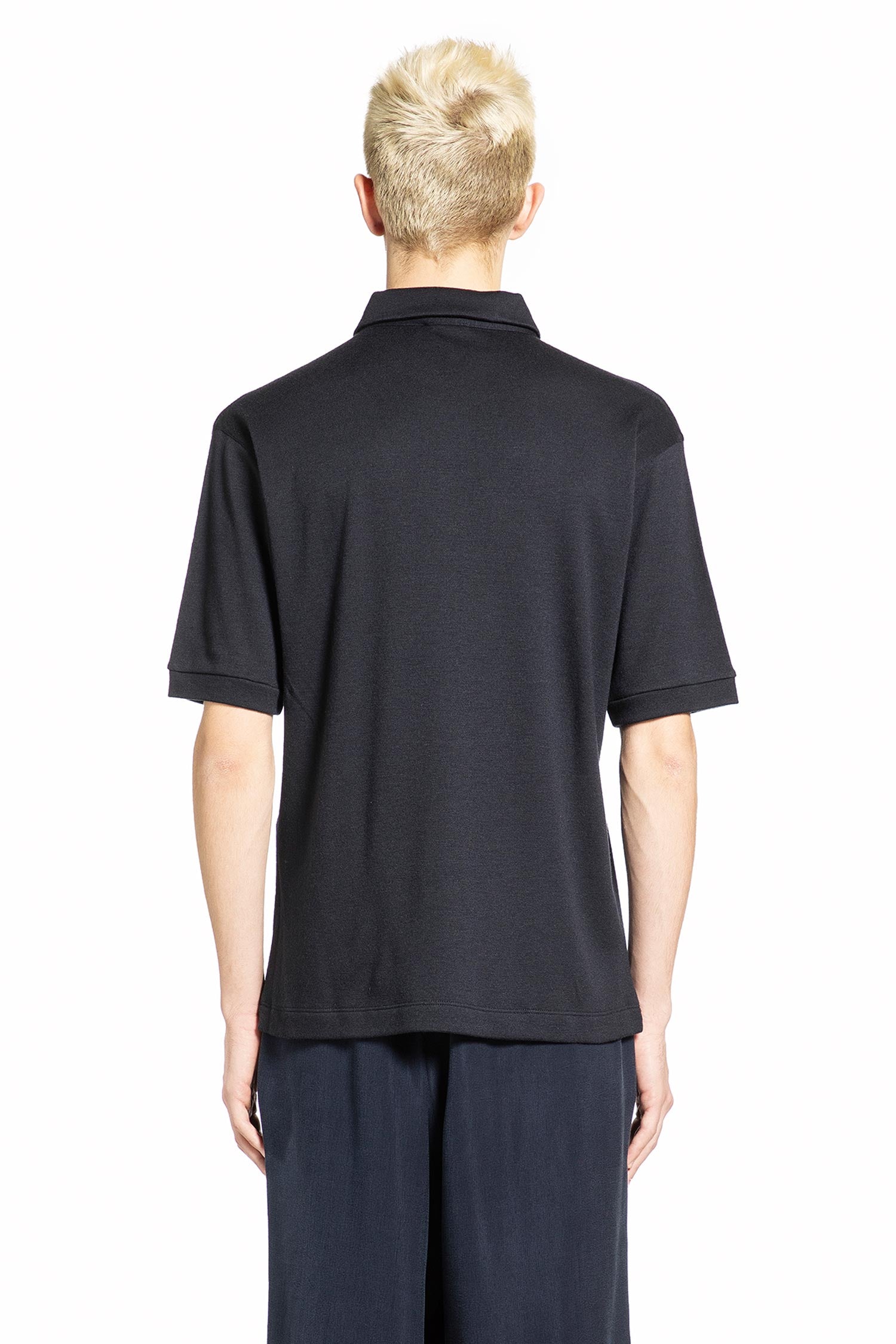 Pure Cashmere Interlock Polo Shirt