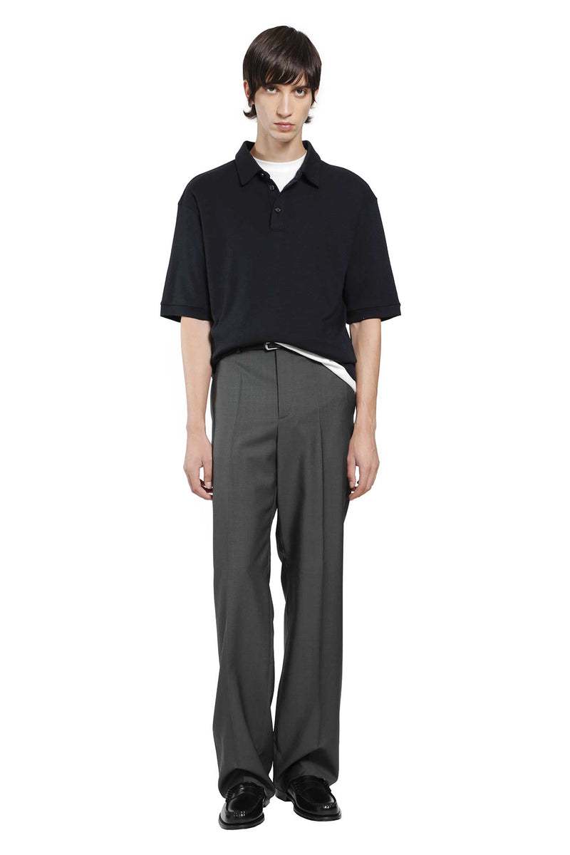 GIORGIO ARMANI Pure Cashmere Interlock Polo Shirt man