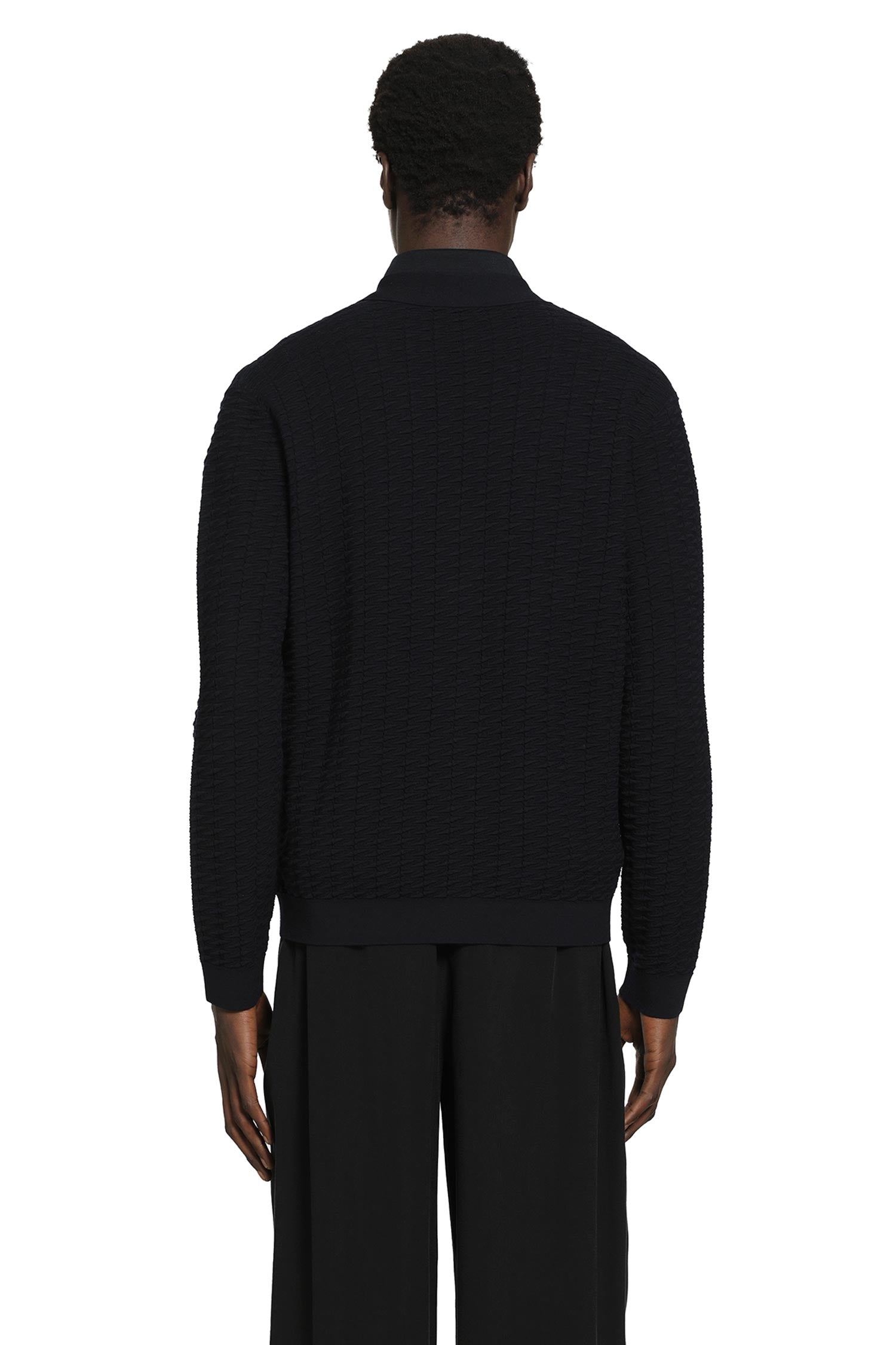 Virgin Wool Blend Cardigan