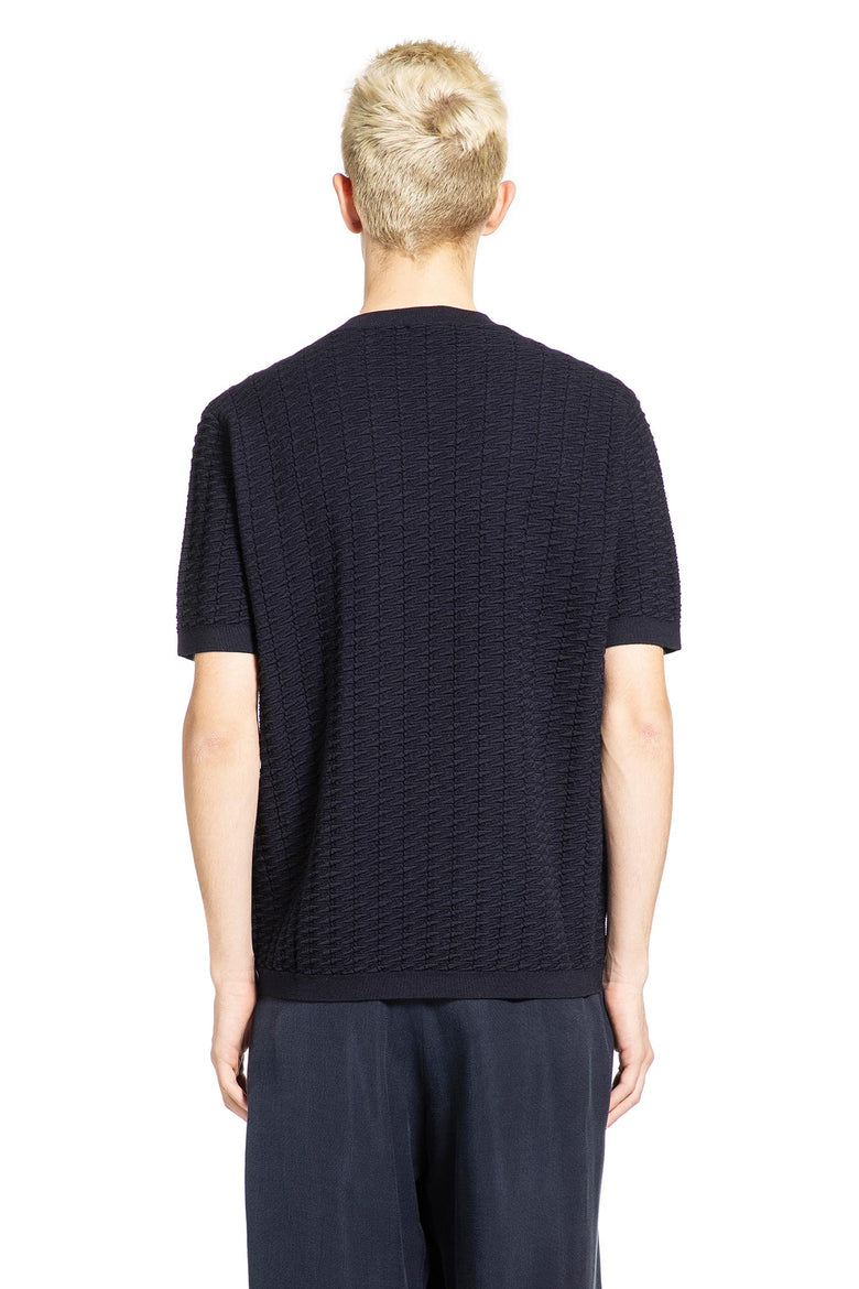 GIORGIO ARMANI Virgin Wool T-Shirt man