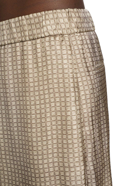 Viscose Check Jacquard Pants