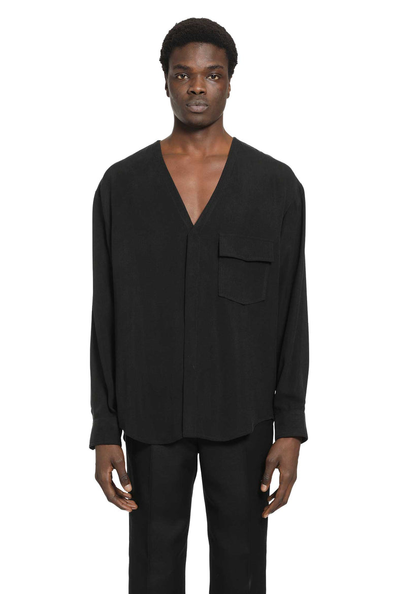 V-Neck Shirt in Viscose