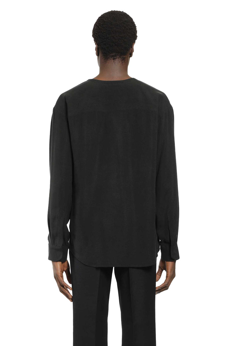 V-Neck Shirt in Viscose