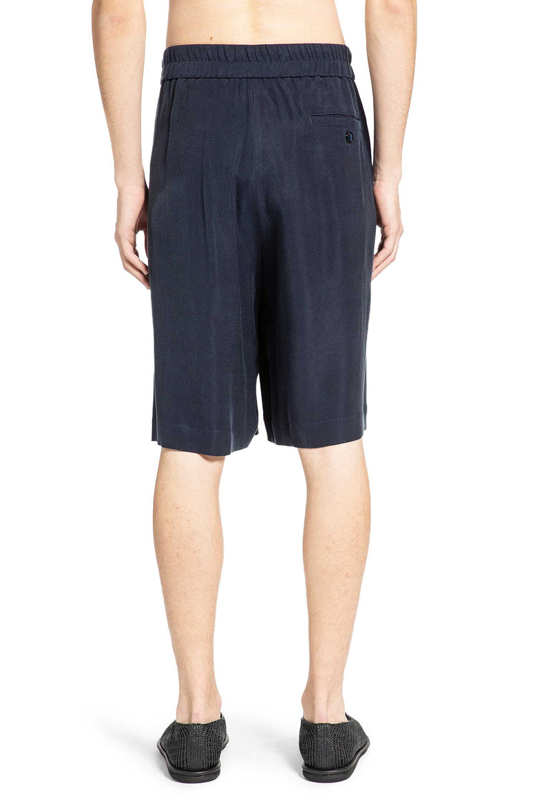 GIORGIO ARMANI Asv Cupro Basketweave Bermuda Shorts man