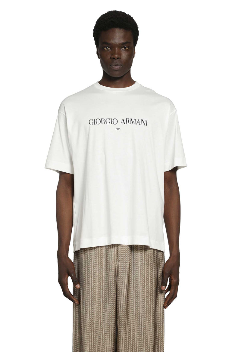 GIORGIO ARMANI 1975 Logo T-Shirt man