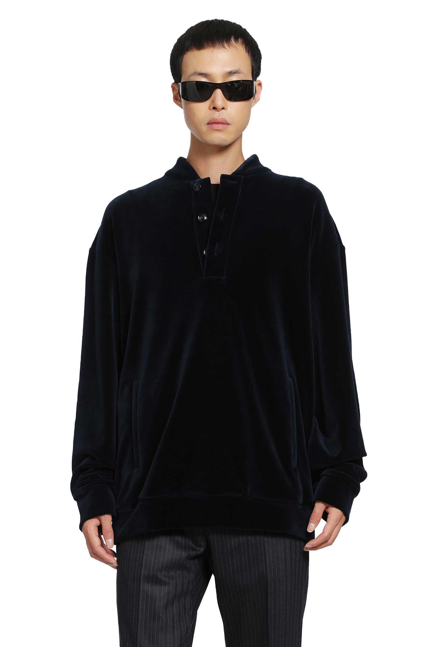 Velvet Polo Shirt