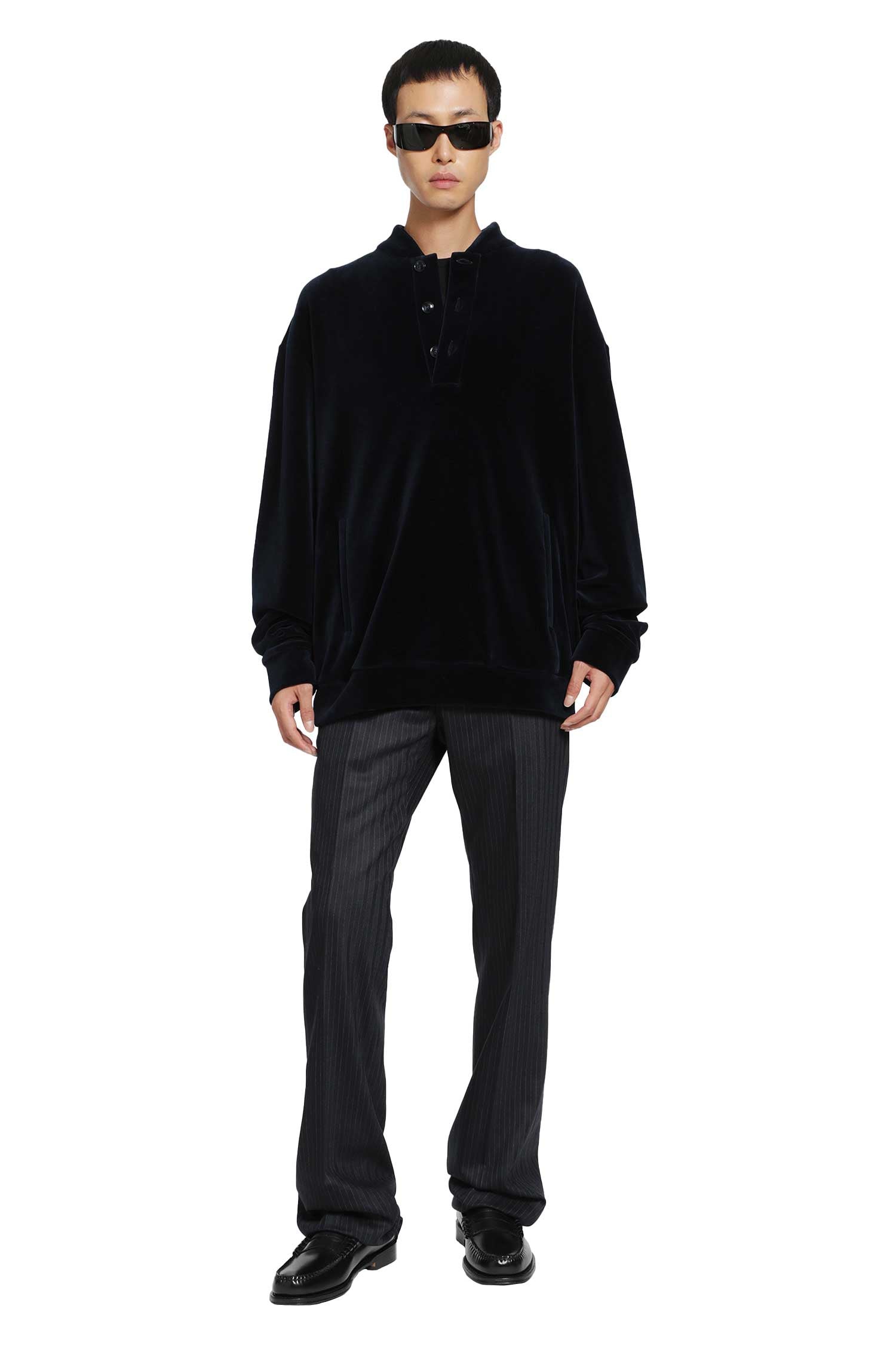 Velvet Polo Shirt