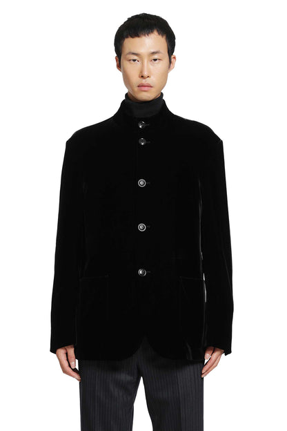 Stretch Viscose Cupro Velvet Blazer