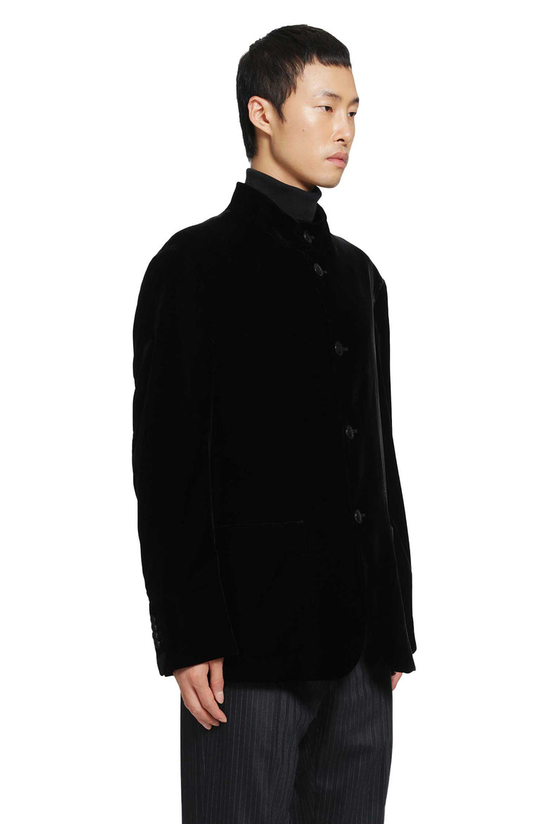 
              GIORGIO ARMANI Stretch Viscose Cupro Velvet Blazer man
            