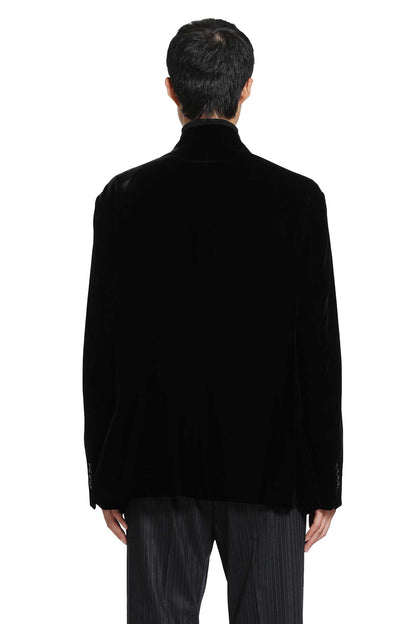 Stretch Viscose Cupro Velvet Blazer