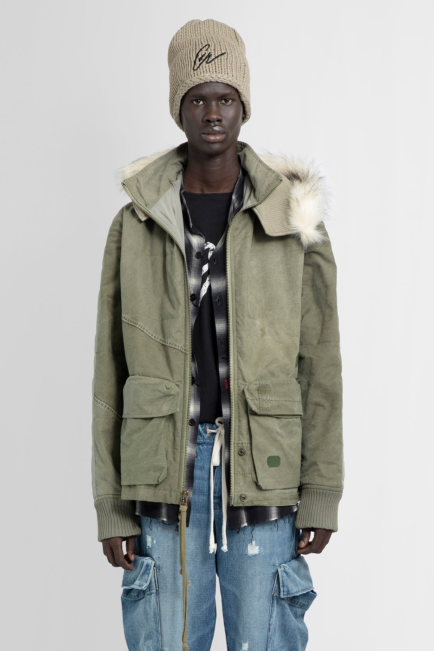 GREG LAUREN MAN GREEN JACKETS