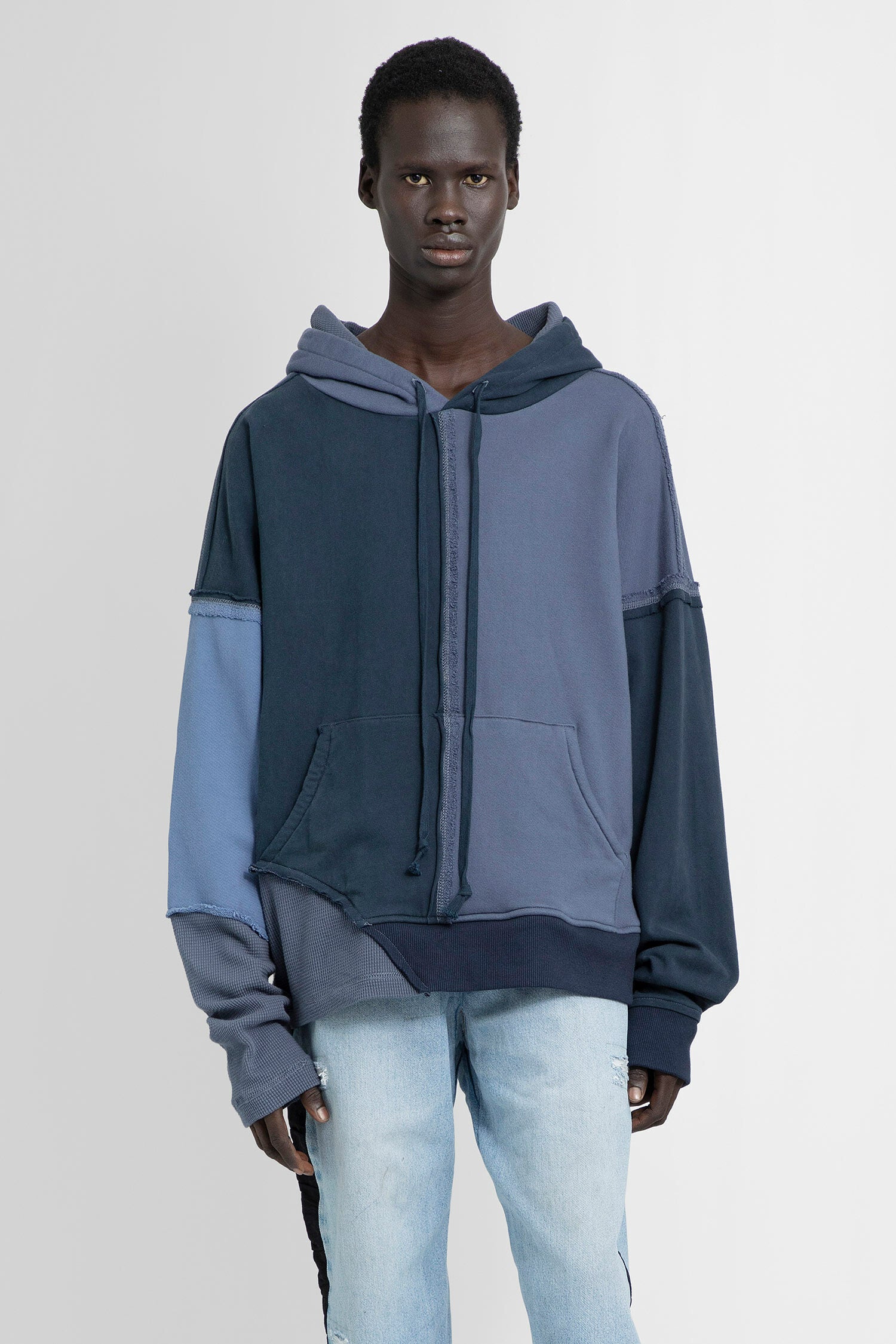 GREG LAUREN MAN BLUE SWEATSHIRTS