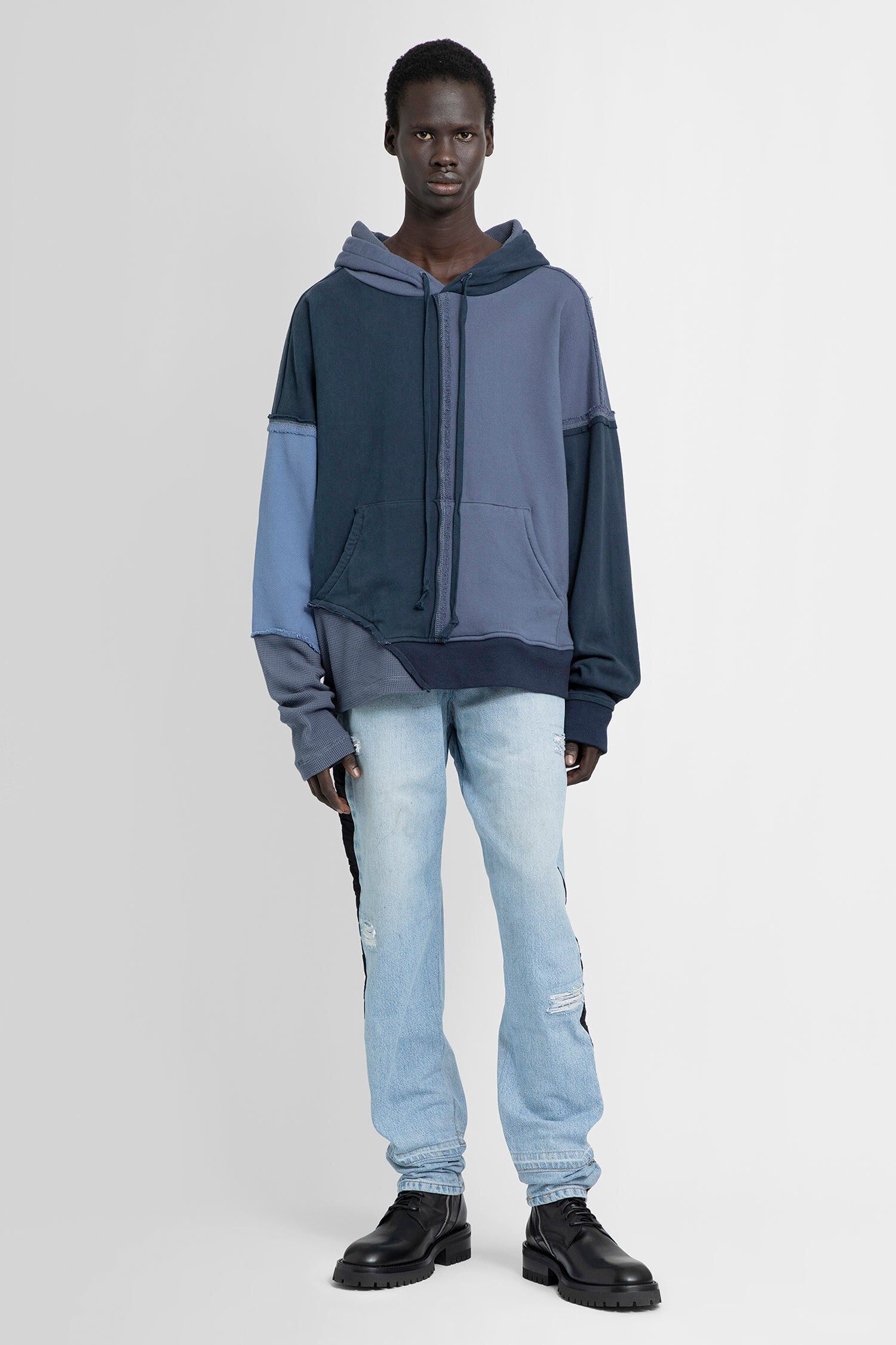 GREG LAUREN MAN BLUE SWEATSHIRTS