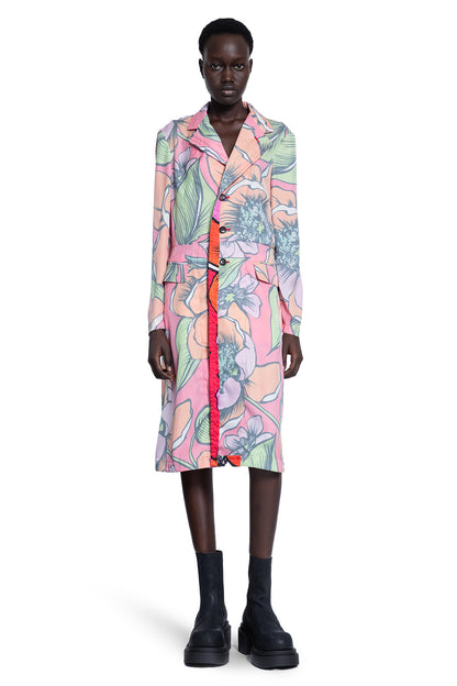 COMME DES GARCONS WOMAN MULTICOLOR COATS