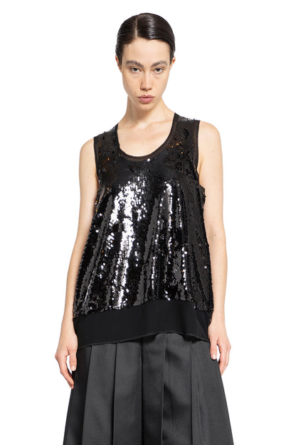 Antonioli COMME DES GARCONS WOMAN BLACK T-SHIRTS & TANK TOPS