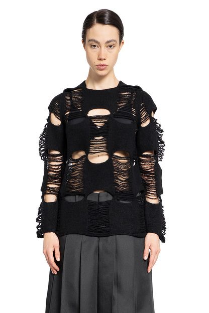 Antonioli COMME DES GARCONS WOMAN BLACK KNITWEAR