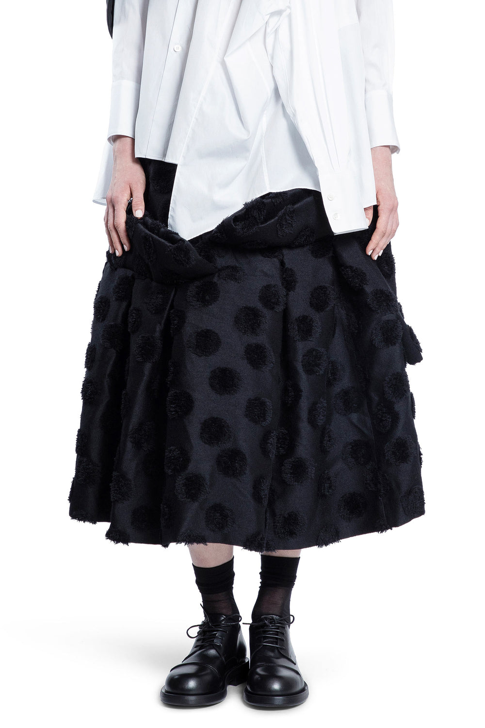 COMME DES GARCONS WOMAN BLACK SKIRTS