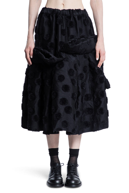 COMME DES GARCONS WOMAN BLACK SKIRTS