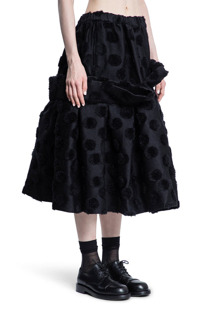 COMME DES GARCONS WOMAN BLACK SKIRTS