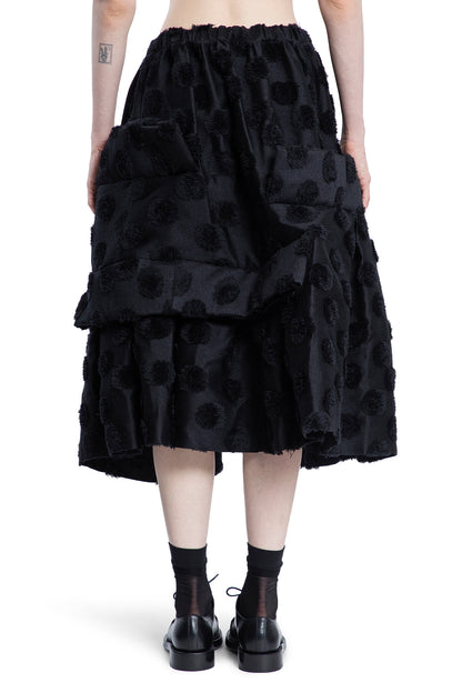 COMME DES GARCONS WOMAN BLACK SKIRTS