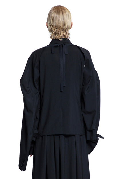 COMME DES GARCONS WOMAN BLACK BLAZERS