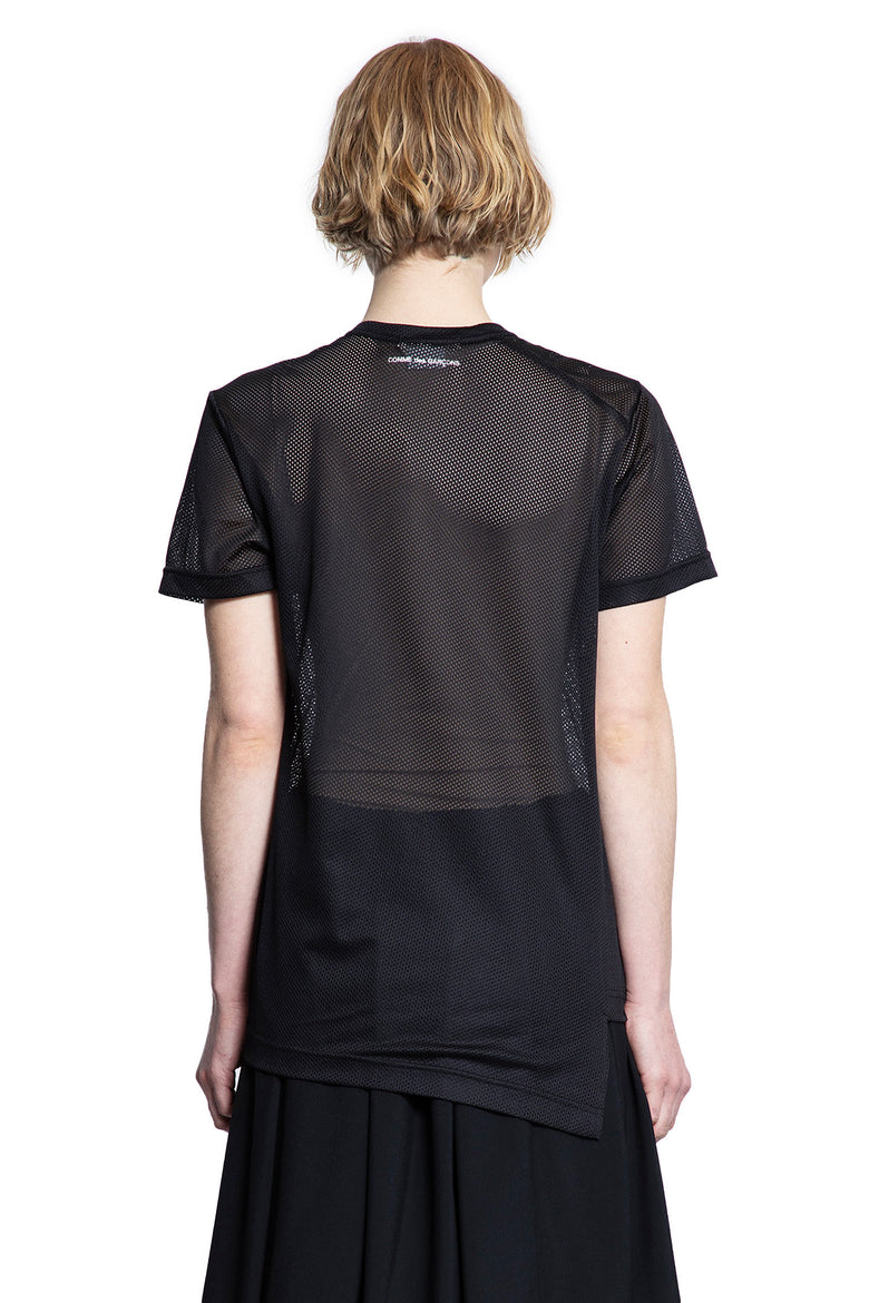 COMME DES GARCONS WOMAN BLACK T-SHIRTS & TANK TOPS