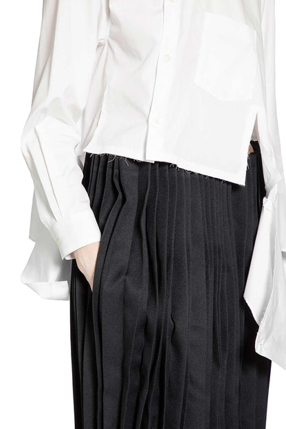 Asymmetric Cropped Pocket Shirt