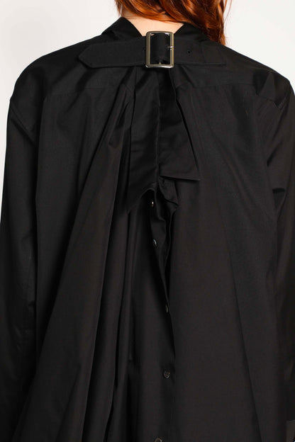 Spliced Nylon Pocket Shirt