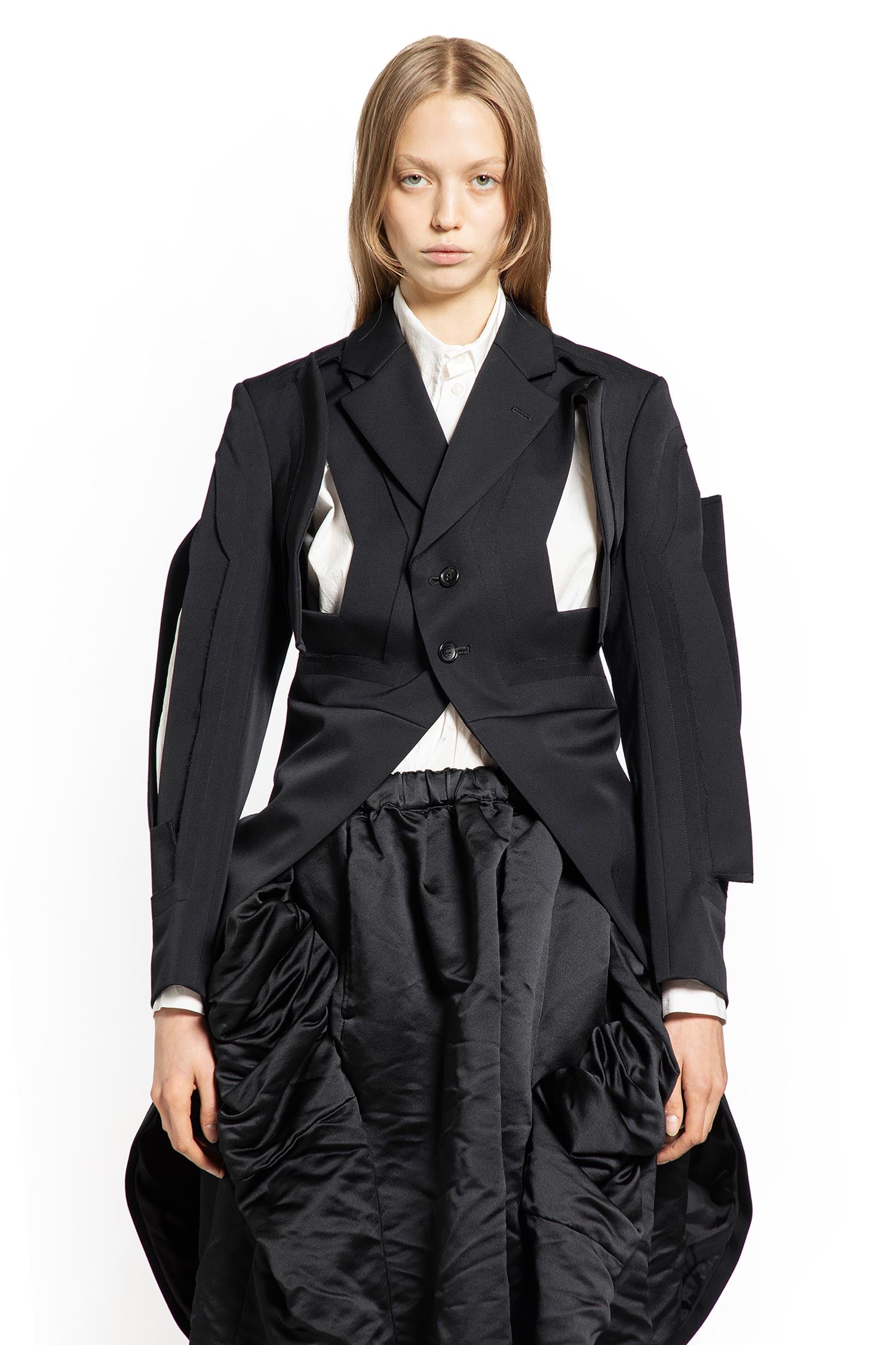 COMME DES GARCONS WOMAN BLACK BLAZERS